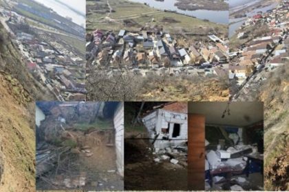 Slatina Familiile evacuate din locuintele afectate de alunecarea de teren refuza containerele Nu putem trai in mizerie