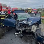 Accident grav pe DN 56A in zona Simian trafic oprit pe ambele sensuri FOTO