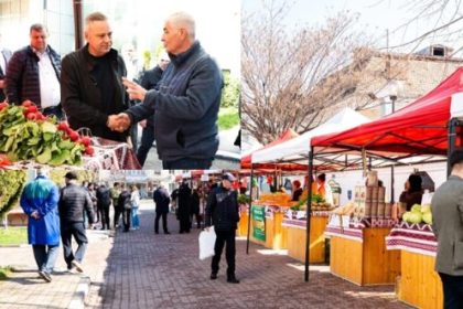 Piaza Producatorilor Olteni din Slatina s a redeschis Ministrul Agriculturii face apel catre romani sa achizitioneze produse locale