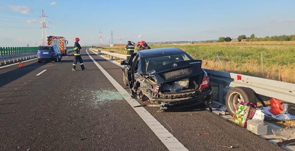 Accident GRAV pe Drumul Expres 12 Un barbat din Olt transportat la spital FOTO