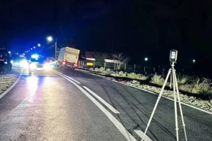 Accident MORTAL pe DN 55 O autoutilitala a trecut peste un barbat aflat pe drum
