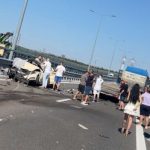 Accidentul de pe DEx12 Un tanar din Caracal partenera sa si copilul lor au fost internati la spital in stare grava