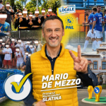 Jucatorii CSM Slatina transformati in panouri pentru simbolul lui Mario De Mezzo Emblema folosita de primar a fost imprimata pe tricourile clubului finantat din fonduri publice