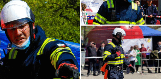 Pompier in timpul liber interventie salvatoare la Sherbanesti A ajuns inaintea echipajelor si a inlaturat pericolul unei explozii FOTO