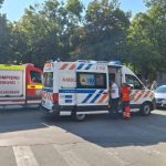 accident in slatina o femeie a fost internata la spital in urma coliziunii dintre doua masini foto video