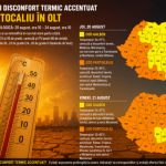 canicula se intensifica in olt cod portocaliu si temperaturi de pana la 40 de grade in cea mai mare parte a tarii hartile meteo