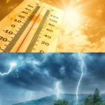 Caniculă în jumătate din țară, apoi ploi torențiale, vijelii și grindină