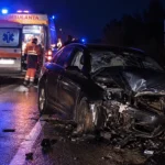 Tragedie rutieră: Tânăr de 20 de ani mort după ce mașina a lovit un parapet