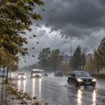 Vremea se răcește brusc: temperaturi în scădere cu 12 grade, lapoviță și ninsoare la munte