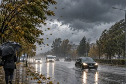 Vremea se răcește brusc: temperaturi în scădere cu 12 grade, lapoviță și ninsoare la munte